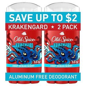 Old Spice Krakengard Red Deodorant Twin Pack